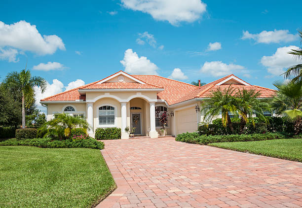 Permeable Paver Driveway in St Augustine South, FL